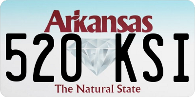 AR license plate 520KSI