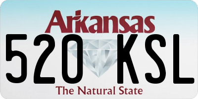 AR license plate 520KSL