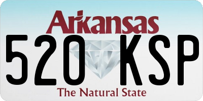 AR license plate 520KSP
