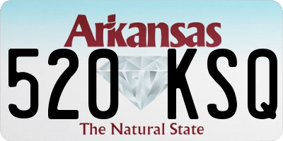 AR license plate 520KSQ