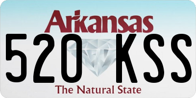 AR license plate 520KSS