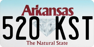 AR license plate 520KST