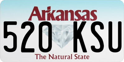 AR license plate 520KSU