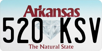 AR license plate 520KSV