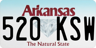 AR license plate 520KSW