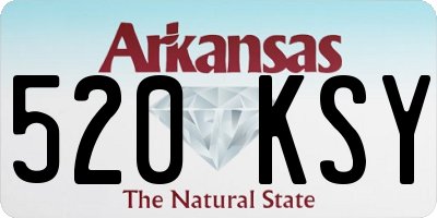 AR license plate 520KSY