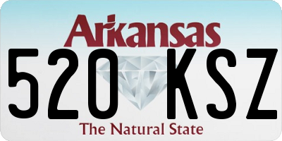 AR license plate 520KSZ