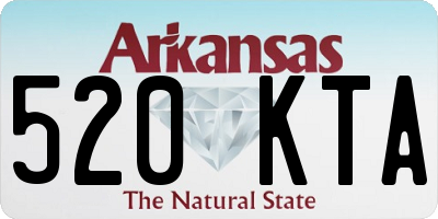 AR license plate 520KTA