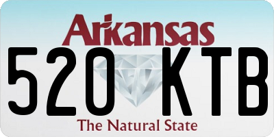 AR license plate 520KTB