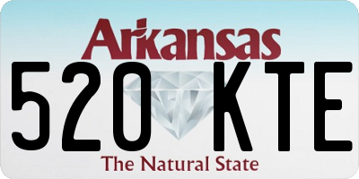 AR license plate 520KTE