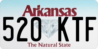 AR license plate 520KTF