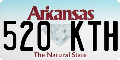 AR license plate 520KTH
