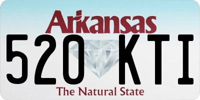 AR license plate 520KTI