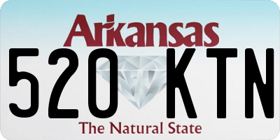 AR license plate 520KTN