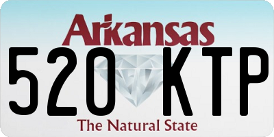 AR license plate 520KTP