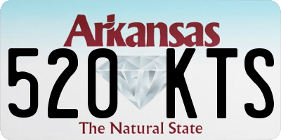 AR license plate 520KTS