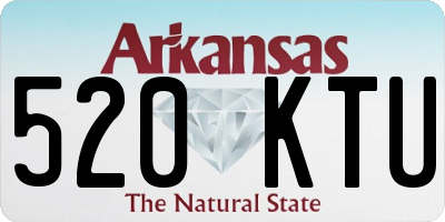 AR license plate 520KTU