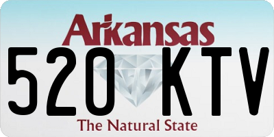 AR license plate 520KTV