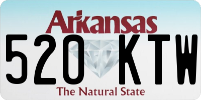 AR license plate 520KTW