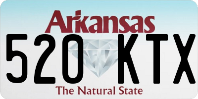 AR license plate 520KTX