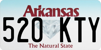 AR license plate 520KTY