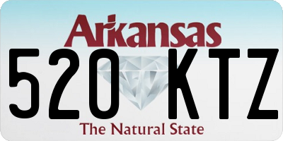 AR license plate 520KTZ