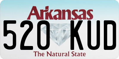 AR license plate 520KUD