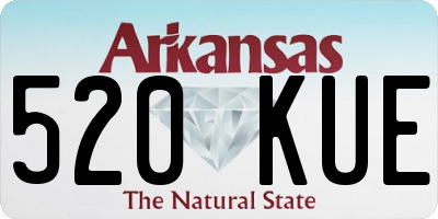 AR license plate 520KUE