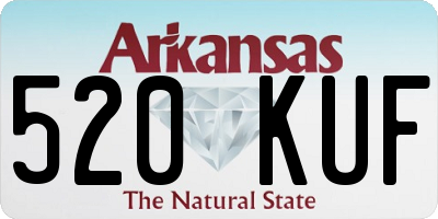 AR license plate 520KUF