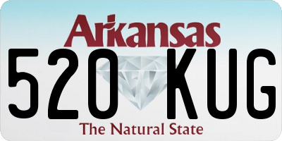 AR license plate 520KUG