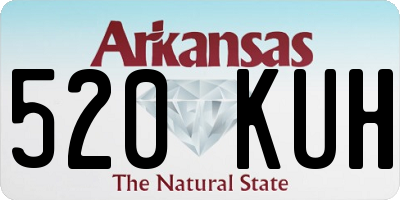 AR license plate 520KUH