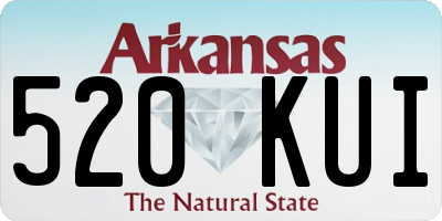 AR license plate 520KUI