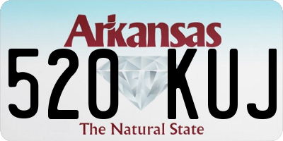 AR license plate 520KUJ