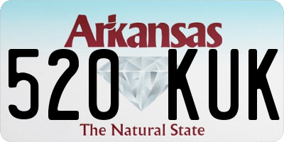 AR license plate 520KUK