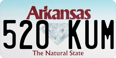 AR license plate 520KUM