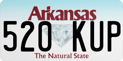 AR license plate 520KUP