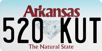AR license plate 520KUT