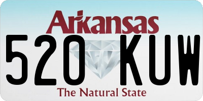 AR license plate 520KUW