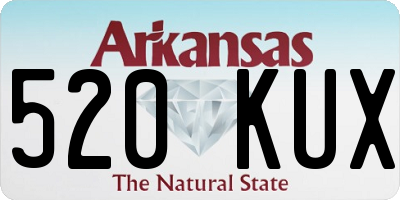 AR license plate 520KUX