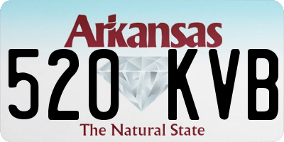 AR license plate 520KVB