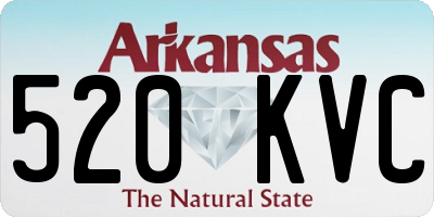 AR license plate 520KVC