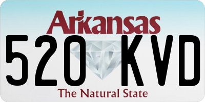 AR license plate 520KVD