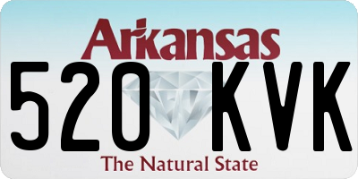 AR license plate 520KVK
