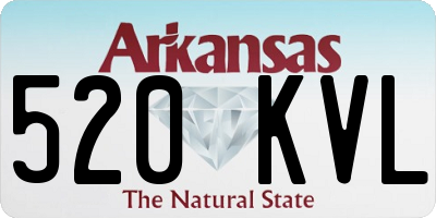 AR license plate 520KVL