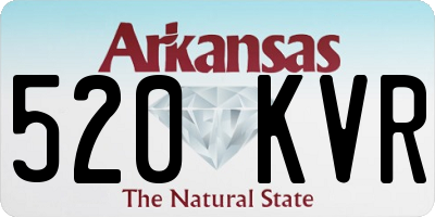 AR license plate 520KVR