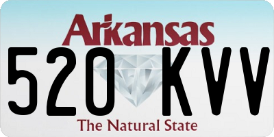 AR license plate 520KVV