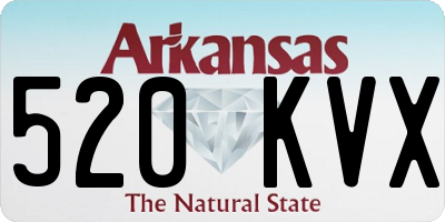 AR license plate 520KVX