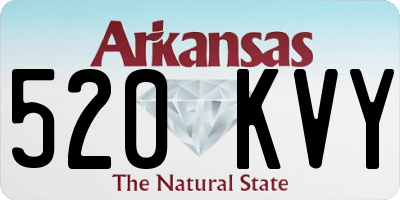 AR license plate 520KVY