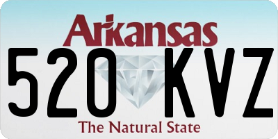 AR license plate 520KVZ