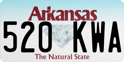 AR license plate 520KWA